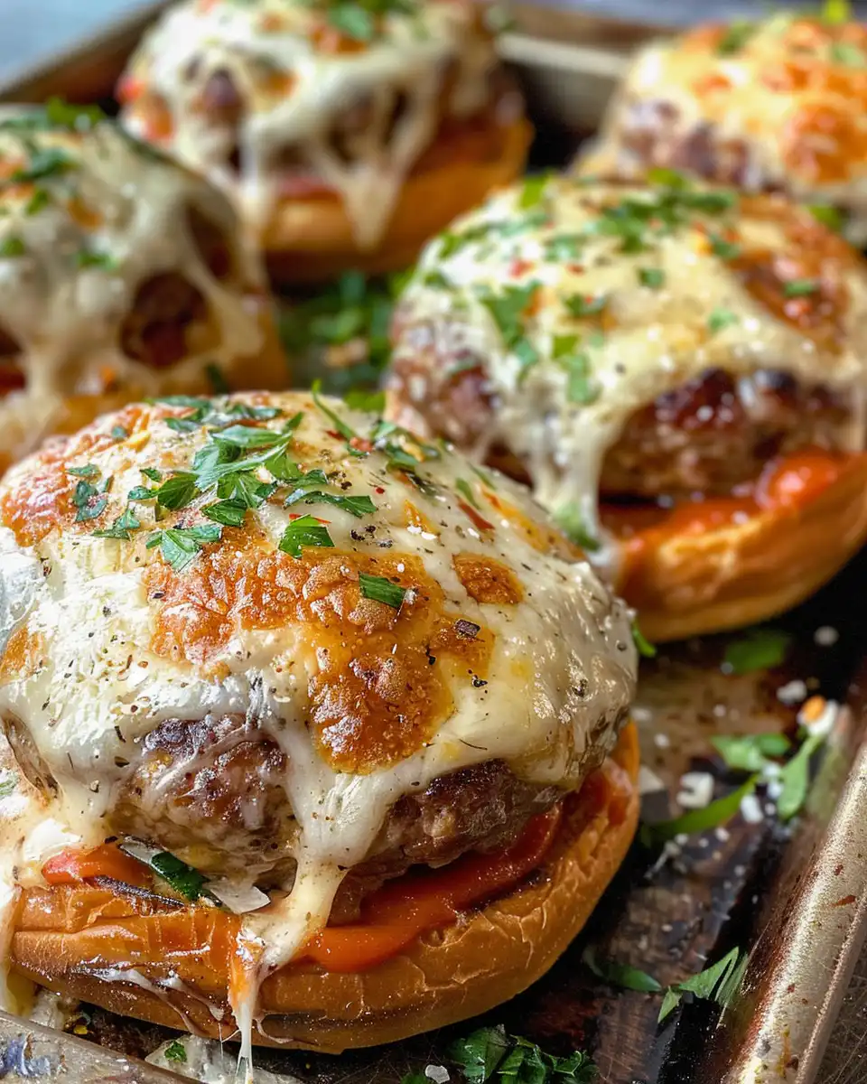 Golden baked pressure cooker bombs fresh from the oven