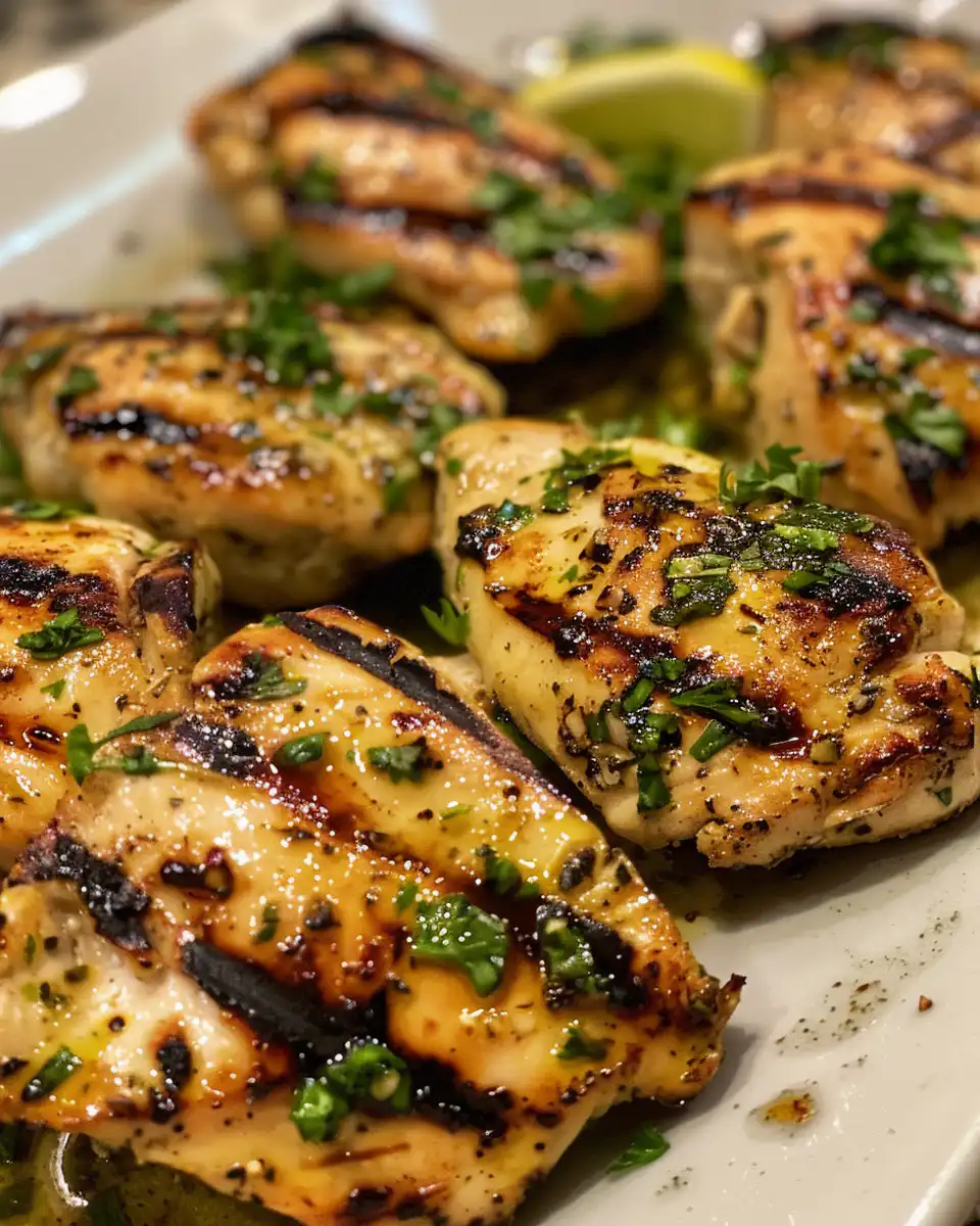Fresh ingredients prepared for grilled chicken and avocado recipe