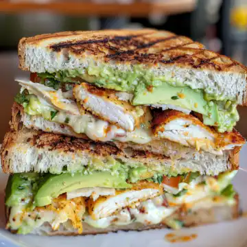 Grilled Chicken Avocado Melt taken with iphone 15 pro max --iw 2 --ar 4:5 --v 6.0 --raw