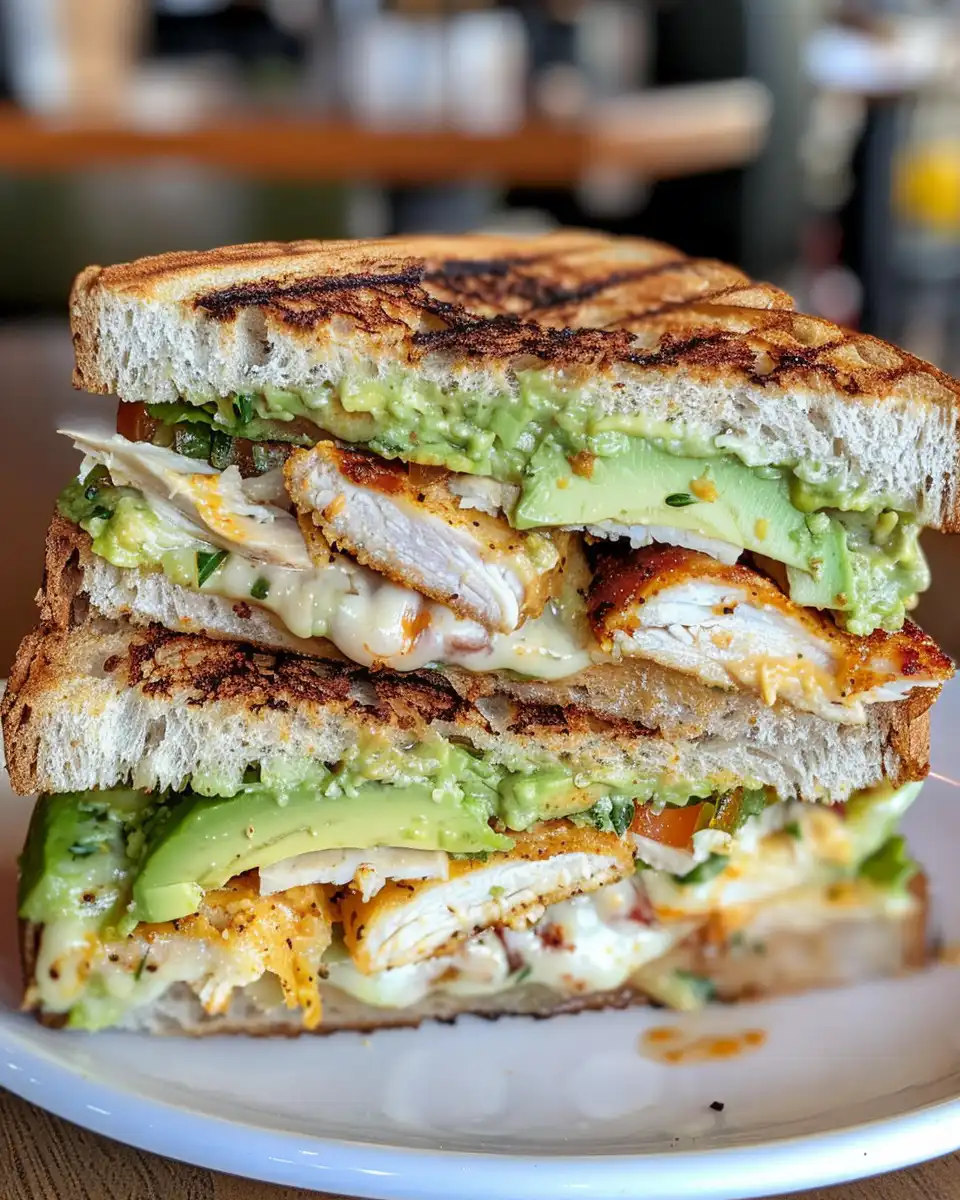 Juicy grilled chicken avocado melt in pressure cooker with steam