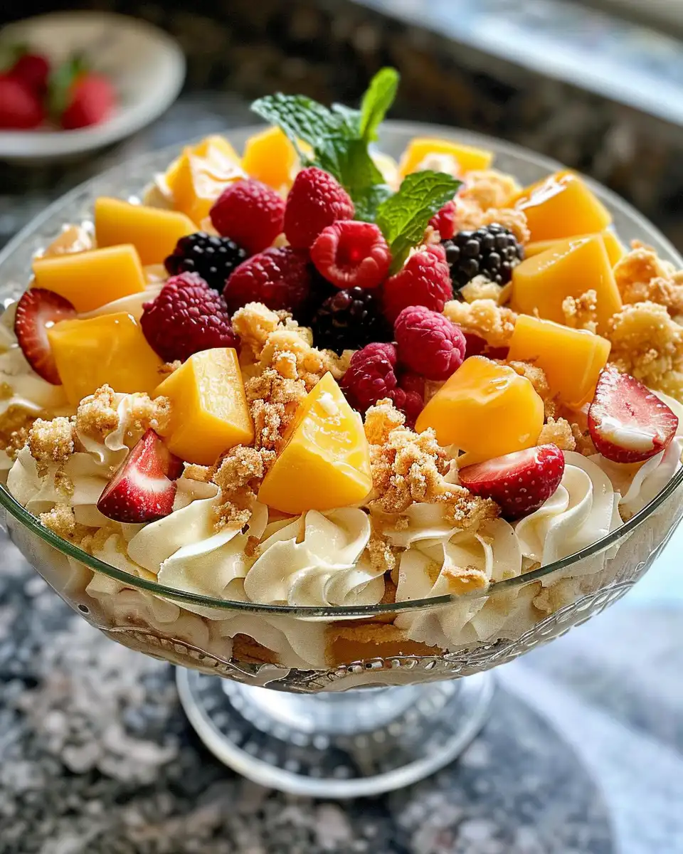 Ingredients for Hawaiian cheesecake salad laid out on kitchen counter