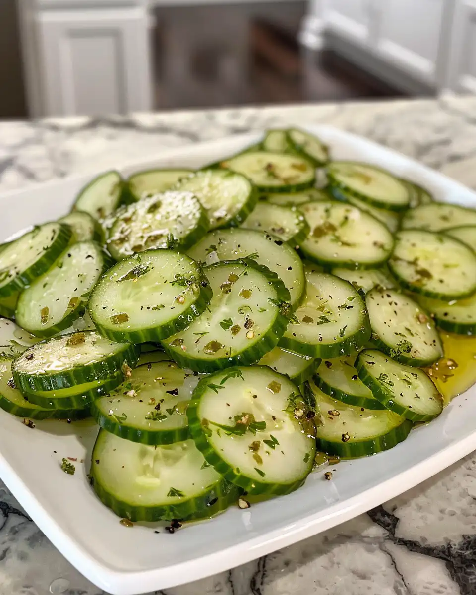 Ingredients for honey lime cucumber salad with fresh mint and honey