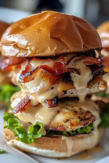 Honey Mustard BLT Chicken Sliders taken with iphone 15 pro max --iw 2 --ar 4:5 --v 6.0 --raw