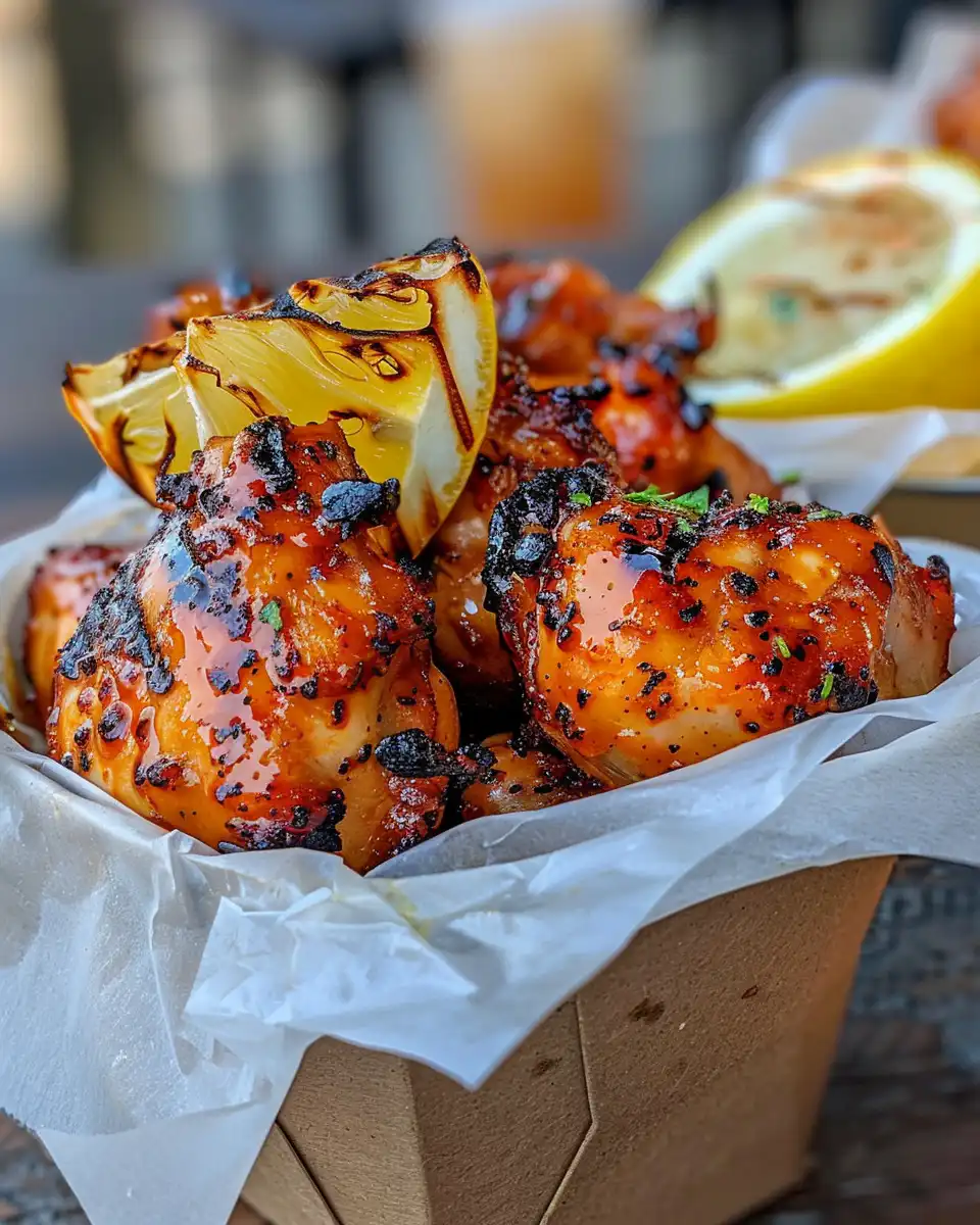 Grilled Huli Huli Chicken with caramelized edges