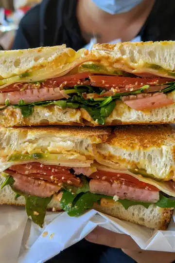 Italian Grinder Salad Sandwich taken with iphone 15 pro max --iw 2 --ar 4:5 --v 6.0 --raw