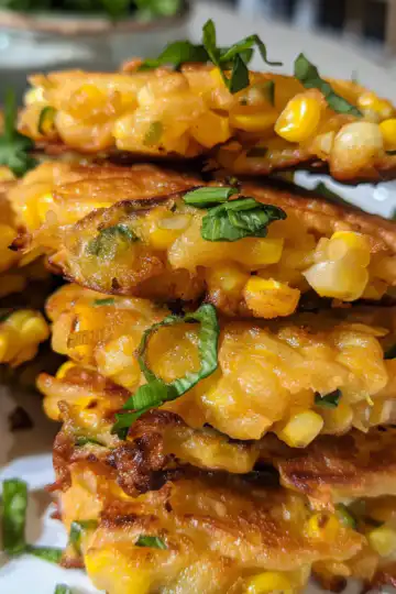 Jalapeno Corn Fritters taken with iphone 15 pro max --iw 2 --ar 4:5 --v 6.0 --raw