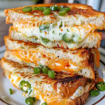 Jalapeno Popper Grilled Cheese taken with iphone 15 pro max --iw 2 --ar 4:5 --v 6.0 --raw