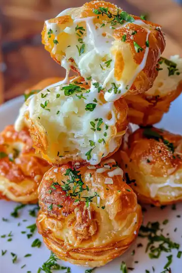 Mashed Potato Cheese Puffs taken with iphone 15 pro max --iw 2 --ar 4:5 --v 6.0 --raw