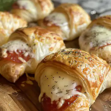 Mozzarella Pepperoni Croissant Rolls taken with iphone 15 pro max --iw 2 --ar 4:5 --v 6.0 --raw