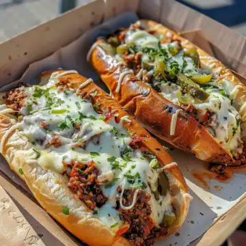 Philly Cheesesteak Sloppy Joes taken with iphone 15 pro max --iw 2 --ar 4:5 --v 6.0 --raw