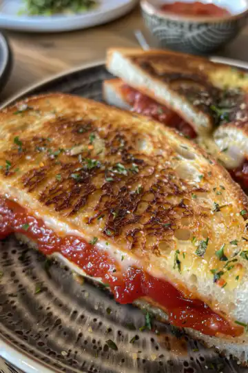Pizza Grilled Cheese taken with iphone 15 pro max --iw 2 --ar 4:5 --v 6.0 --raw