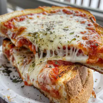 Pizza Grilled Cheese taken with iphone 15 pro max --iw 2 --ar 4:5 --v 6.0 --raw