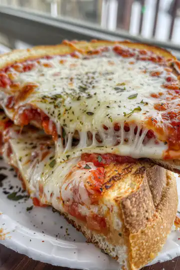Pizza Grilled Cheese taken with iphone 15 pro max --iw 2 --ar 4:5 --v 6.0 --raw