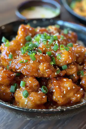 Sesame Chicken taken with iphone 15 pro max --iw 2 --ar 4:5 --v 6.0 --raw