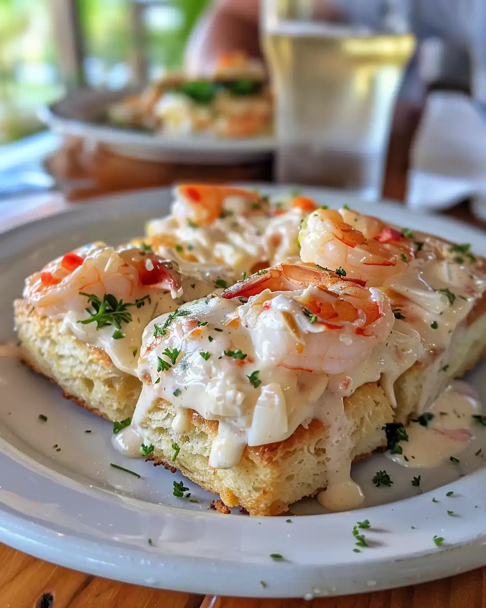 Aromatic shrimp crab biscuit melts fresh from the pressure cooker