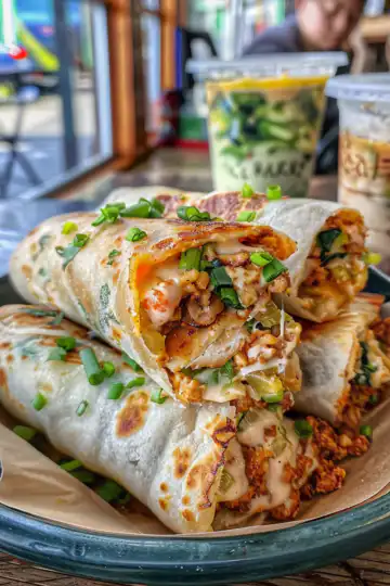 Southwest Chicken Rolls taken with iphone 15 pro max --iw 2 --ar 4:5 --v 6.0 --raw