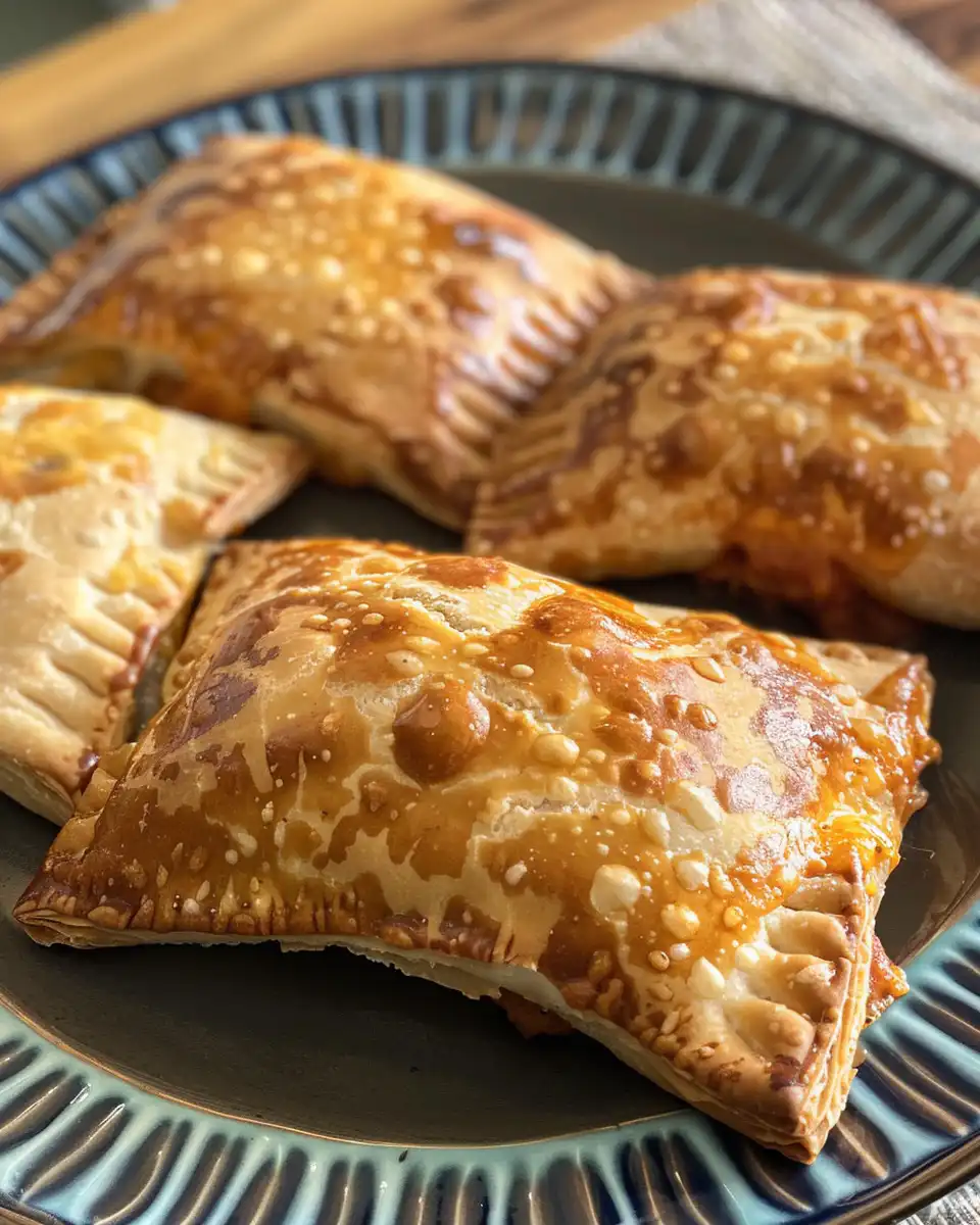 Ingredients and preparation of taco pockets