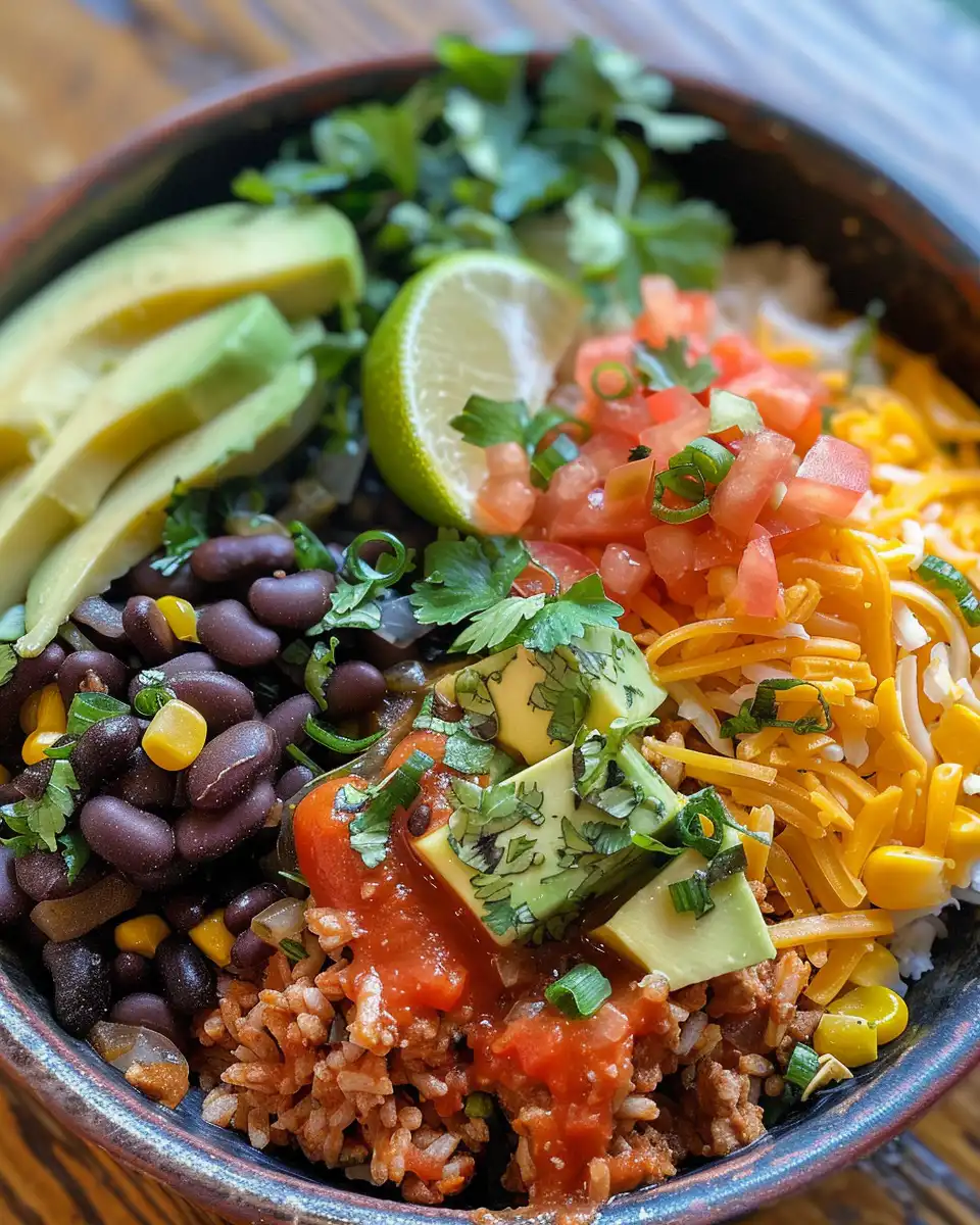 Pressure cooker taco rice bowl heating up with steam and steam valve