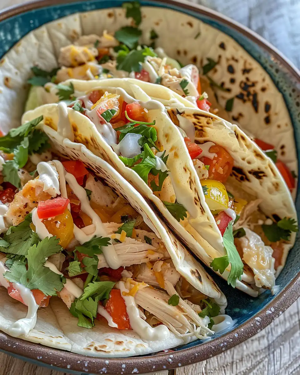 Ingredients spread out for white chicken chili tacos