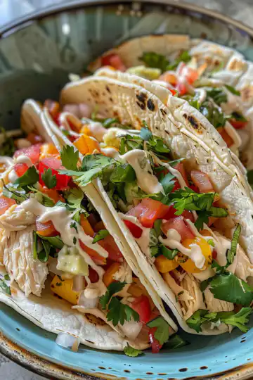 White Chicken Chili Tacos taken with iphone 15 pro max --iw 2 --ar 4:5 --v 6.0 --raw