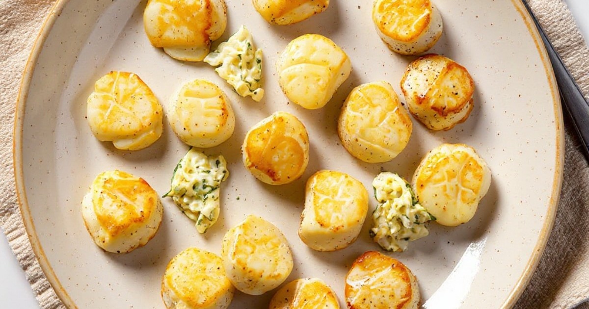 Pan-Seared Scallops with Garlic Butter